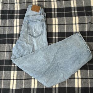 High-Rise Super Wide Leg Premium Air Jean Size 000